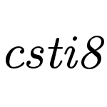 csti8