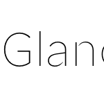 GlanceSans-Thin