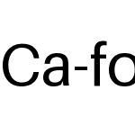 Ca-font