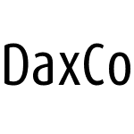 DaxCondensed