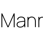 Manrope