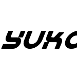 Yukon Tech Bold Italic