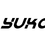 Yukon Tech Semi-Bold Italic