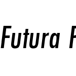 Futura PT Cond Medium Italic