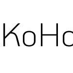 KoHo Light