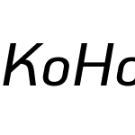 KoHo Medium