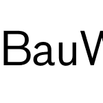 BauWebW03-Regular