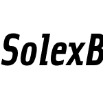 SolexBoldItalic
