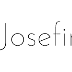 Josefin Sans Thin