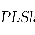 PLSlanted12