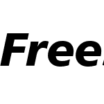 FreeSet Bold Italic
