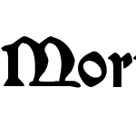 MorrisBlackLetter