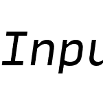 Input Sans