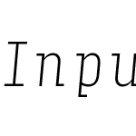 Input Serif Compressed