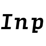 Input Serif Narrow