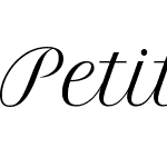 Petit Formal Script