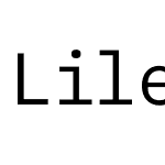 Lilex Nerd Font Mono