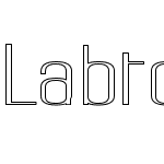 Labtop - Superwide Outline