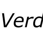 VerdanaW15-Italic