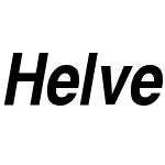 Helvetica-Narrow-Bold Oblique