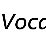 VocalW03-MediumItalic