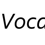 VocalW03-Italic