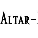 Altar-PetiteCapsBold