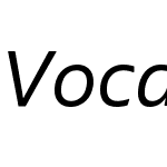 VocalW05-Italic