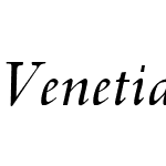 Venetian301W10-DemiItalic