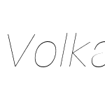 VolkartW05-HairlineItalic