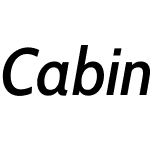 Cabin SemiCondensed