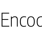 Encode Sans SemiCondensed