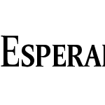 EsperantoCondSmallCaps