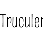 Truculenta 16pt Condensed