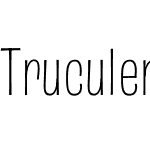 Truculenta 16pt Condensed