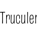 Truculenta 18pt Condensed