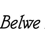 Belwe Mono Italic