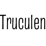 Truculenta 60pt Condensed