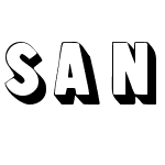 Sans Serif Shaded