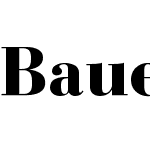 Bauer Bodoni LT