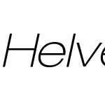 Helvetica Neue LT