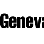Geneva Black Condensed
