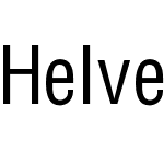 Helvetica Condensed