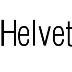 Helvetica Condensed