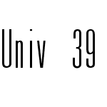 Univ 39 UltraCond