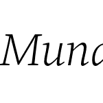 Mundo Serif