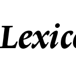 LexiconNo1ItalicD