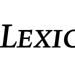 LexiconNo2ItalicB