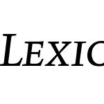 LexiconNo2ItalicA