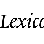 LexiconNo2ItalicA